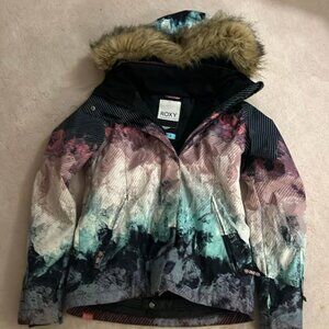 Roxy Women's Snowboard Jacket with Fur Hood